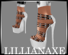 [la] Cross straps heels