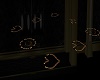 gold heart floor lights
