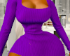 Split Dress Purple