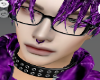 Purple and Black