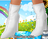 (A) Carla White Boots