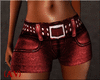 (AV) Red Jean Shorts