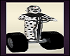 Halloween Clown on Wheels