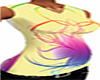 Floral Swirl Preggo Top