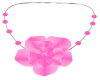 Reese Pk Flower Necklace