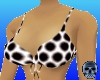 Black Dot Bikini Top