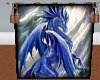 blue dragon tapestry