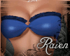 *R* Floral bikini Blue