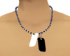 Blk/White Dog Tags