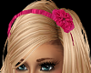 Hot Pink Flower Headband