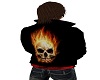 black fire skull jacket*