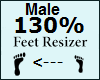 Feet Scaler 130% Male