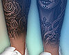 🖋 Full Shin Tattoo