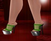 Green Netted Heels