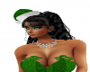green  santa  hat