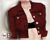 Sasha Red Jeans Jacket