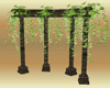 colonne con piante