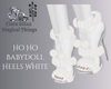   BabyDoll Heels Wht