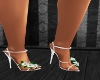 K* White Flower sandals