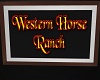 Western Horse Ranch Sign