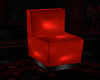 Red Club chair