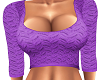 Purple Croppy Sweater