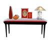 Side Table Red Black Ver