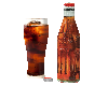 50's Coke Bottle & Glass