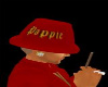 POPPIE HAT RED