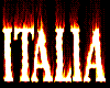 italia fire sticker