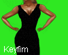 Keyfim) Black Dress