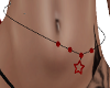 DB Red Star Belly Chain