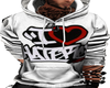 white haters hoody
