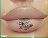 Lip tattoo