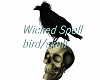 Wicked Spell bird/skull