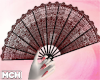 𝖒. Red Lace Fan