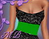 MB Lime Stripe Bodysuit