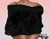 Lazy Black Blouse