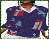 Winter Pullover Blau