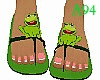 [A94] Green Frog sandal