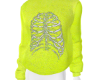 yellow round neck sweate