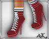 *AK Sneaker Boots Red
