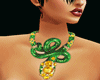 IG/ Snake Grenn Necklace