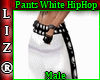 Pants White HipHop(male)