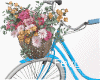 Blue Flower Bicycle