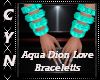 Aqua Dion Love Bracelets