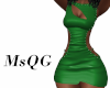RLL Green Leather Dress