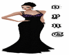 -E- Black/Purple Gown
