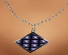 Purple black diamonds