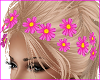 Pink Summer Hair Flowers